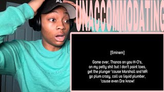 FIRST TIME HEARING Eminem  Unaccommodating feat Young MA REACTION [upl. by Ennalyrehc]