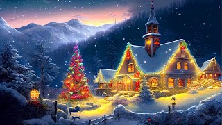 Peaceful Instrumental Christmas Music  Relaxing Christmas music quotSnowy Christmas Nightquot [upl. by Aihsemat]