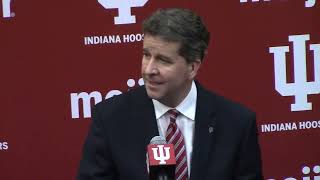 Coach TV Curt Cignetti introduced as IUs new head football coach [upl. by Ihel]