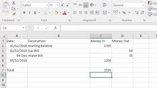 Excel Create an Income and Expenditure Spreadsheet [upl. by Lorola]