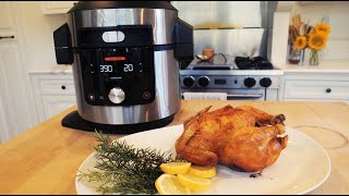 Pressure Cooker  Herb Roasted Chicken Ninja® Foodi® XL Pressure Cooker Steam Fryer with SmartLid™ [upl. by Odrawde]