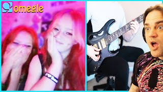 GUITAR TEACHER Reacts  Guitarist BLOWS MINDS on OMEGLE with perfect pitch Reaction  TheDooo [upl. by Sissy70]