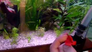 Aquarium gravel cleaningno pump Σκούπα βυθού Ενυδρείου [upl. by Willman]