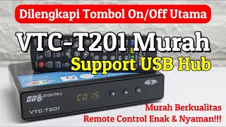 Review Lengkap VTC T201 STB T2 TV Digital Murah Berkualitas Support USB Hub Bisa Internetan [upl. by Germayne]