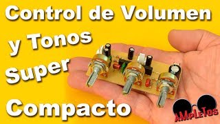 Control de tonos y volumen controlados por tensión con AN5835 [upl. by Sellig219]