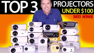 Best Cheap Projector 2022 Update  Every Projector on Amazon Under 100 [upl. by Yffat699]