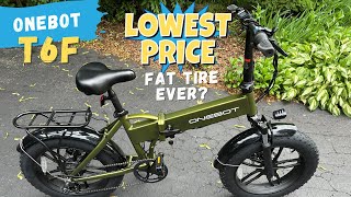 Onebot T6F Fat Tire EBike Full Review [upl. by Shaia]