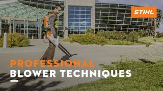 Professional Blower Techniques  STIHL [upl. by Fleur]