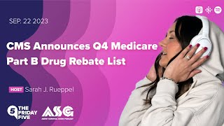 CMS Announces Q4 Medicare Part B Drug Rebate List [upl. by Wyly]