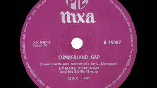 1957 Lonnie Donegan  Cumberland Gap 1 UK hit [upl. by Wakefield]