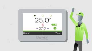 Devex Systems Set up X thermostat [upl. by Llirret]