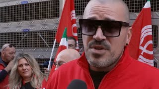 Appalti logistica presidio Filt Cgil Toscana a Firenze [upl. by Eugen]