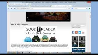 How to Convert APK to BAR Files [upl. by Hillery]