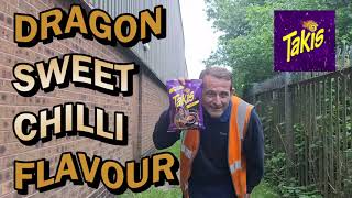 Takis Dragon Sweet Chilli Flavour Review [upl. by Rases613]