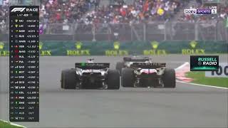 Liam Lawson overtake on Esteban Ocon Mexican GP 2024 [upl. by Akiehsal898]