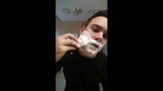 How to Lather Mitchells Wool Fat The Fat Shaving Soap [upl. by Nohsal]