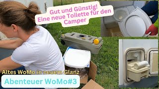 Abenteuer WoMo3 Toilette Thetford C23 erneuern in gebrauchtem Camper I Umbau Anwendung Funktion [upl. by Notsuoh35]