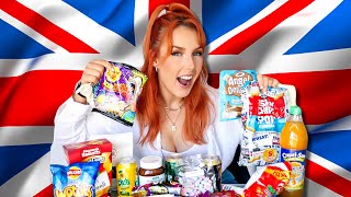 AUSTRALIAN TRIES BRITISH SNACKS [upl. by Nahtam872]