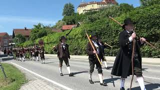 21 Treffen der Historischen Trachten von Altbayern in Neubeuern 2024 [upl. by Mendive]