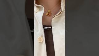 Watch now for stunning looks with effortlessly layered necklaces jewelry grwm jewellery [upl. by Landrum]