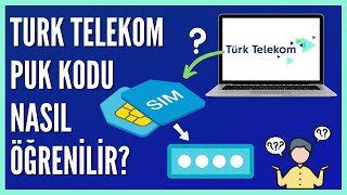 Türk Telekom PUK Kodu Nasıl Öğrenilir [upl. by Eelyr]