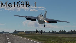 War Thunder gameplay SB シミュレーター Me163B ルール Ruhr air simulator battles [upl. by Olney989]