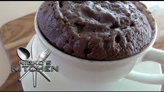 5 MINUTE MOCHA MUG CAKE  Nickos Kitchen [upl. by Dannie32]