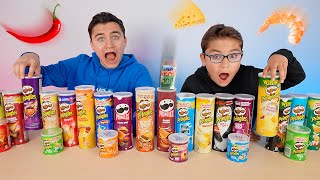 Money Pringles Challenge [upl. by Gamages231]