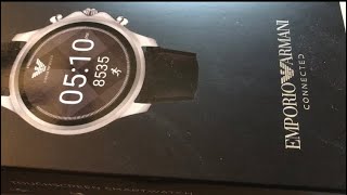 Quick review of the Emporio Armani Connected watch model DW4B [upl. by Melosa]