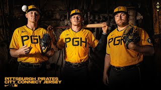 2023 MLB City Connect Uniform Reveal  Pittsburgh Pirates [upl. by Ruhnke752]