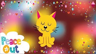 Cosy Cats Peace Out Guided Meditation for Kids  Cosmic Kids [upl. by Mariellen803]