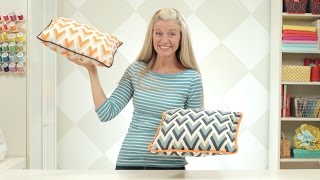 How to make a pillow or cushion with Piping attached [upl. by Norym]