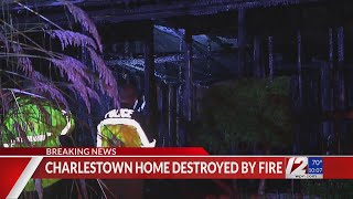 Charlestown home destroyed by fire [upl. by Lacram]