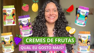 CREMES DE FRUTAS DA SALON LINE Qual eu gosto mais 🤨 [upl. by Biles]