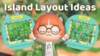 Animal Crossing Island Ideas 5 Island Layouts [upl. by Cecilla]