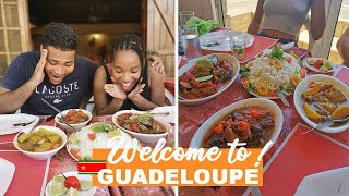 GUADELOUPEEPISODE 1 Dégustation de spécialités antillaises  randonnée saut de Matouba [upl. by Sacci280]