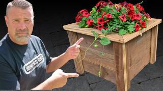 DIY Raised Planter Box  FREE PLANS [upl. by Aleinad]