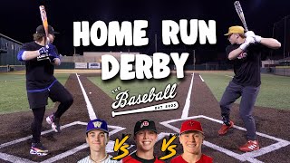 Baseball Bat Bros HOME RUN DERBY  Will vs JT vs Cam [upl. by Dibb]