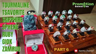 PROMOSI BATU PERMATA BERKELAS TOURMALINE RUBY TOPAZ SPHENE SAPPHIRE TSAVORITE JADE EMERALD PART 6 [upl. by Terrena]