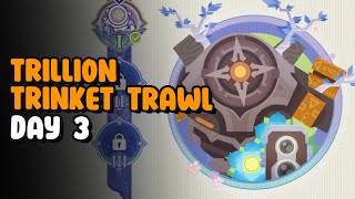 Trillion Trinket Trawl Event Day 3  Decoration Creation  Genshin Impact 46 [upl. by Ettenhoj]