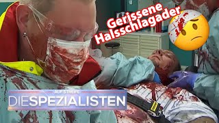 🩸😱So viel BLUT  Mann wird mit gerissener HALSSCHLAGADER notoperiert ​ Die Spezialisten  SAT1 [upl. by Annovahs]