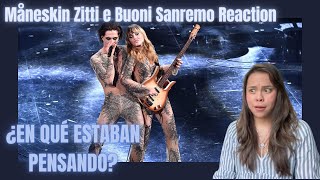 Maneskin Zitti e Buoni Sanremo 2021Enrico Melozzi  MX 🇲🇽 Reacción amp Crítica [upl. by Ardnoyek]