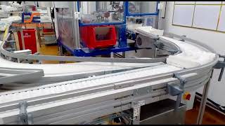 Modular Belt Conveyor with Line Merger System  Dhanvanthri Engineers Pvt Ltd [upl. by Ivah920]