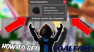 How to get COALFACE  Find The Trollfaces Rememed  Roblox [upl. by Takken]