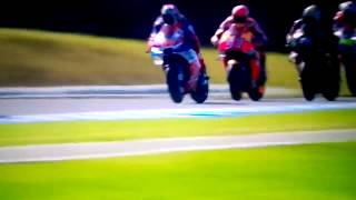 Zarco amp Marc Marquez Crash moto gp Phillip Island AUSTRALIA 2018 [upl. by Niad]