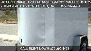 2014 HAULMARK TRAILERS 5X8 ECONOMY PRICED BOX TRAILER for s [upl. by Anujra]