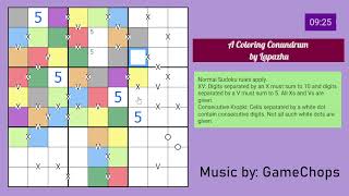 Sudoku A Coloring Conundrum  Lapazhu [upl. by Nikaniki]