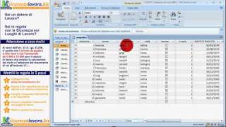 Access 2007 08 in italiano  Come impostare le relazioni tra le tabelle [upl. by Oneil779]