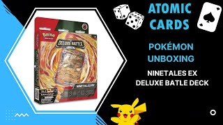 Pokémon Unboxing  Ninetales ex Deluxe Battle Deck [upl. by Lincoln]