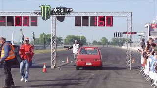 FIAT Cinquecento 250HP  NITRO TURBO 18 mile Slovakia Ring [upl. by Siouxie]